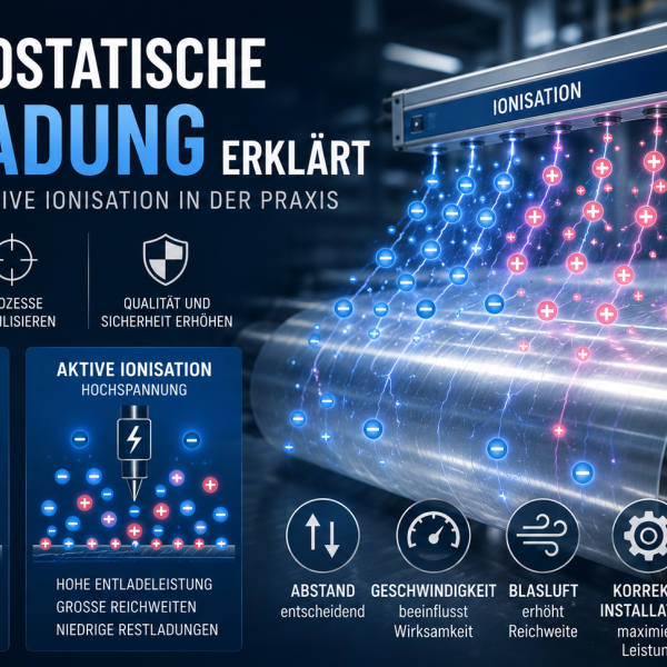 Grundlagen der Elektrostatik - passive und aktive Ionisation in der Praxis